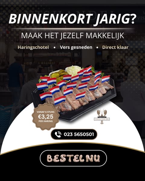 Visschotel? Bestel direct!