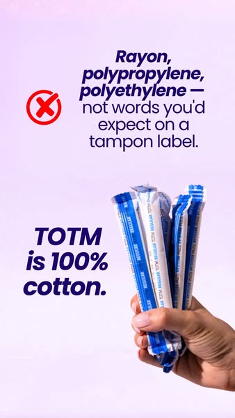 Clean standards, finally applied to period care.