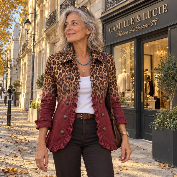 La veste à volants qui fait tourner les têtes