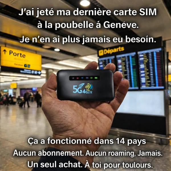 5G illimitée sans frais de roaming !