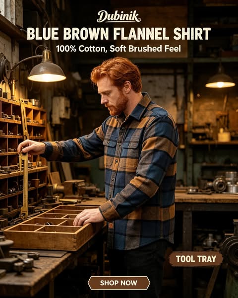 Rugged Western Geo Flannel for Men