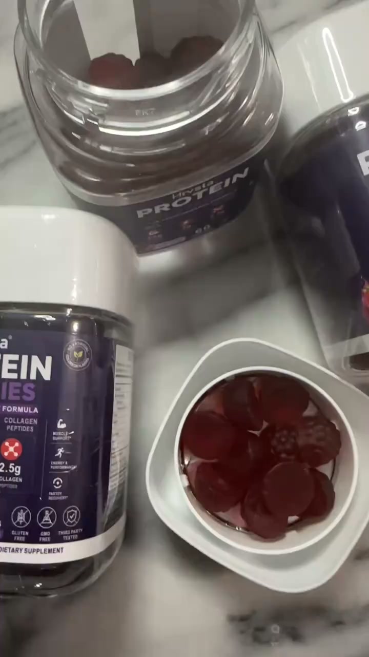 Protein + Creatine + Collagen. All in One Gummy