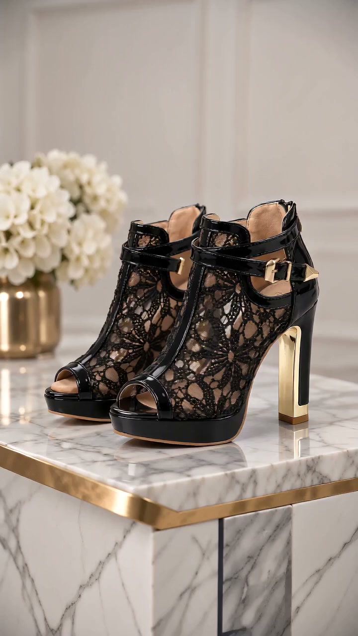 Vivarose Lace Heel