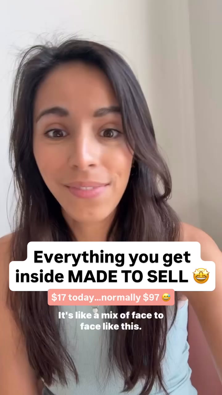 Made to Sell is $17!! Today Only