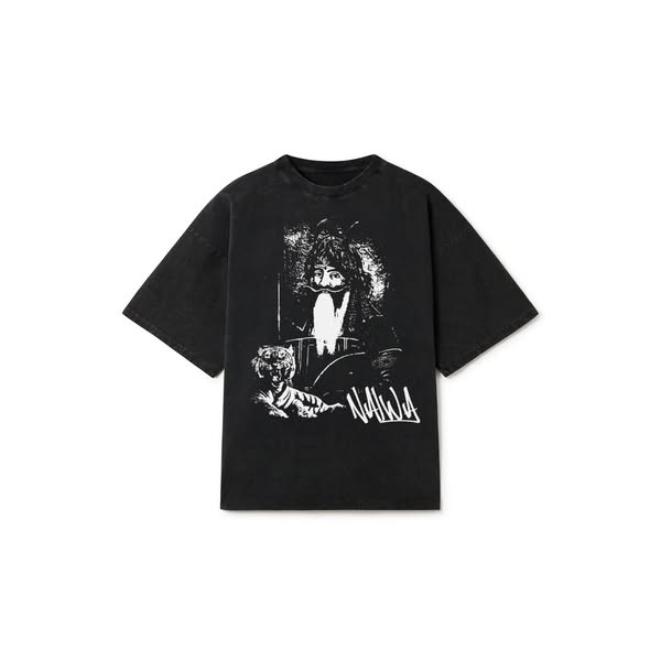 IMMORTAL OVERSIZED T-SHIRT FADED GREY