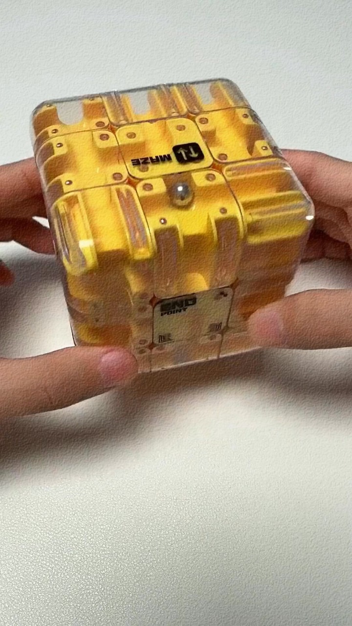 D Puzzle Maze Cube - Engaging Brain Teaser Toy