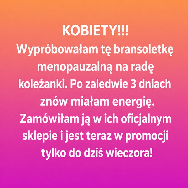 Koniec z uderzeniami gorąca i nieprzespanymi nocami