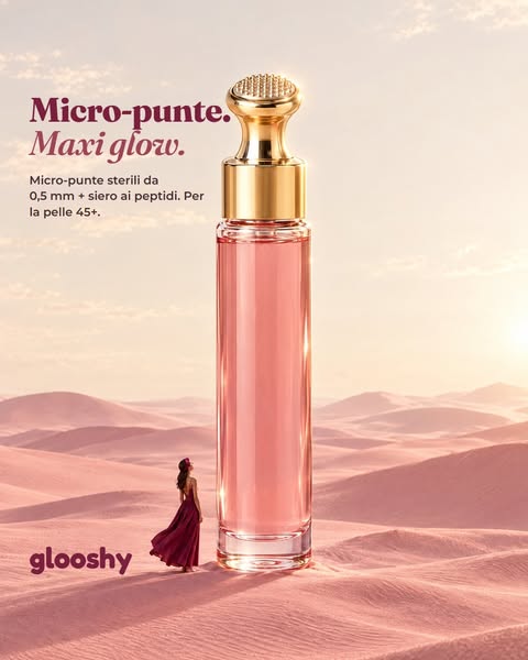 Punte minuscole. Glow enorme.
