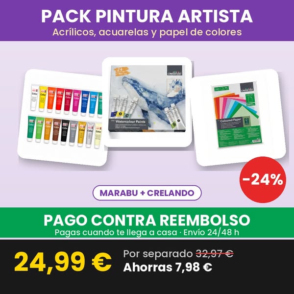 Pack Pintura Artista por 24,99 €