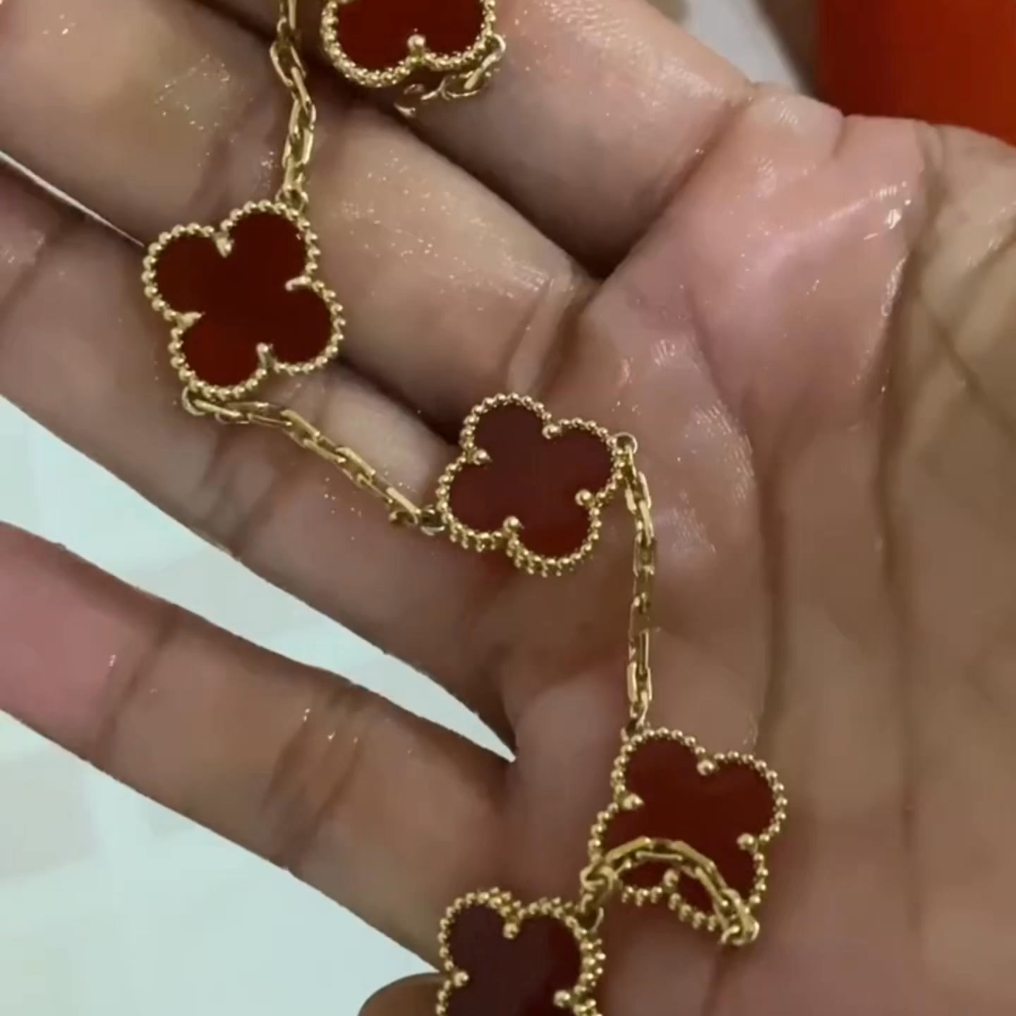 18K Gold & Shower-Safe No Fading!