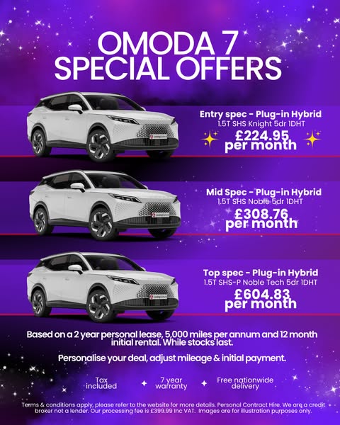 Discover OMODA 7 Lease Deals