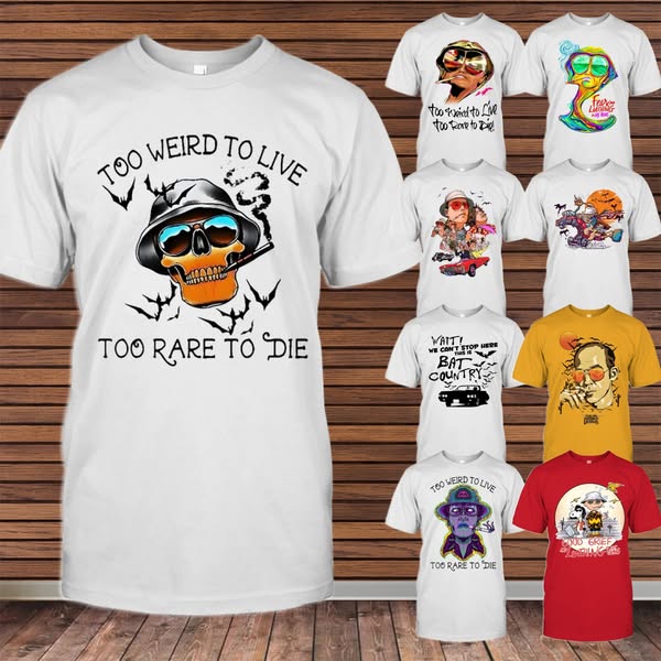 Fear and Loathing in Las Vegas t-shirts