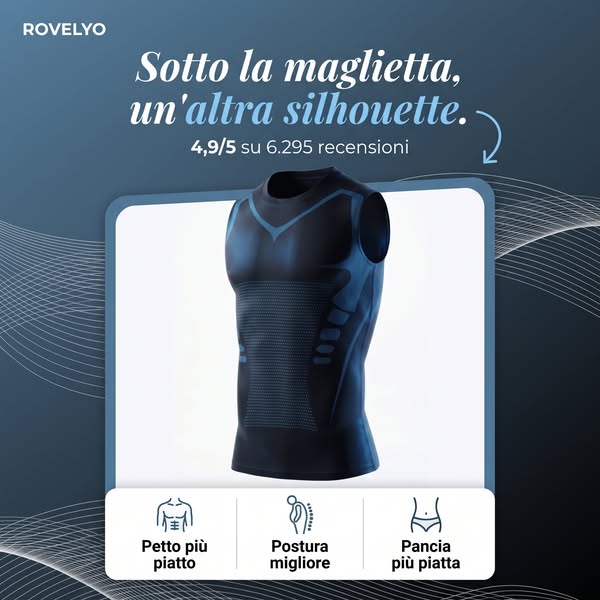 Il segreto che 6.295 uomini nascondono sotto la camicia ogni mattina.