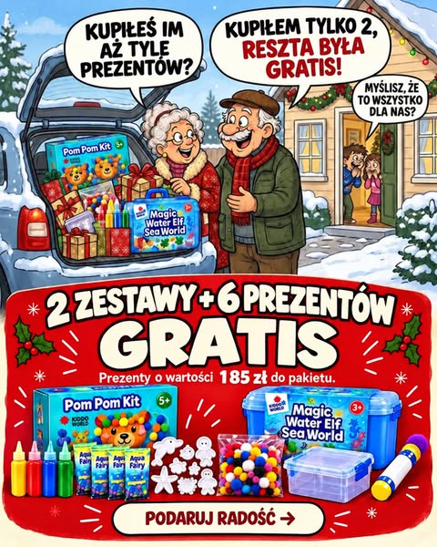 6 prezentów GRATIS + darmowa dostawa