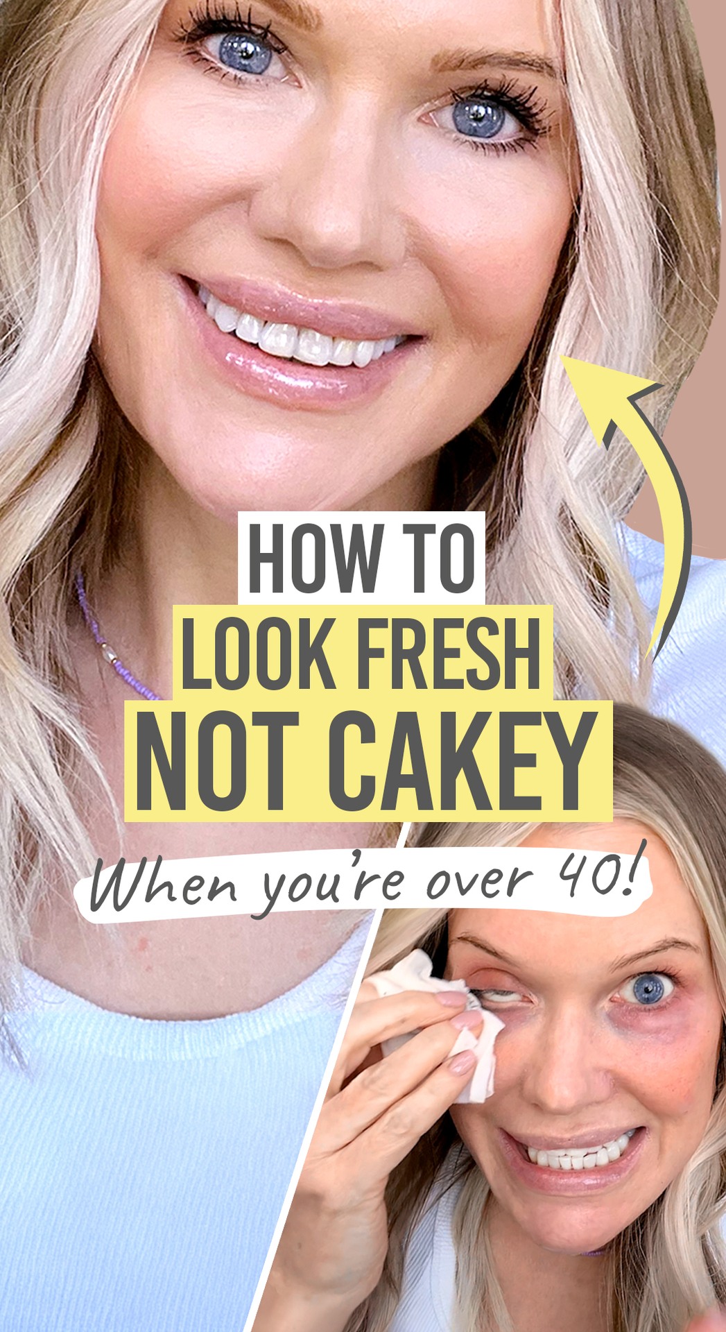 HOW TO LOOK FRESH NOT CAKEY