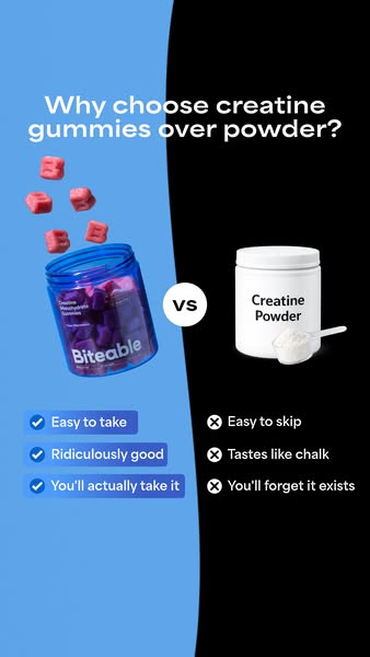 The creatine you'll actually stick to