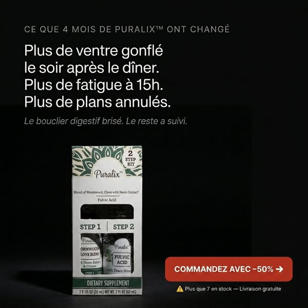 Puralix™ : le protocole 2 étapes contre le bouclier digestif