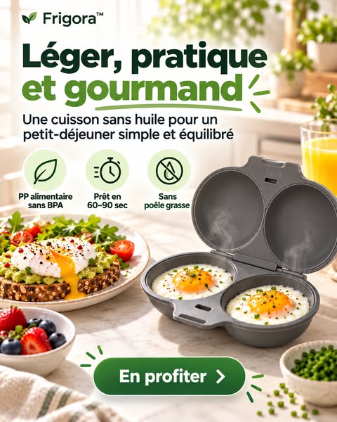 Des œufs parfaits en 90 secondes