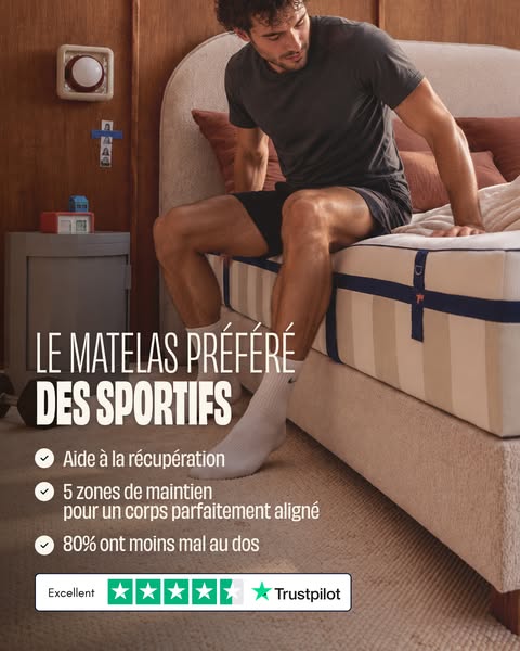 Le matelas préféré des sportifs.