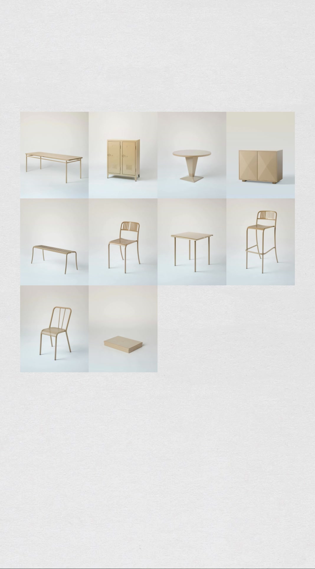 Collections TOLIX en Gris Beige