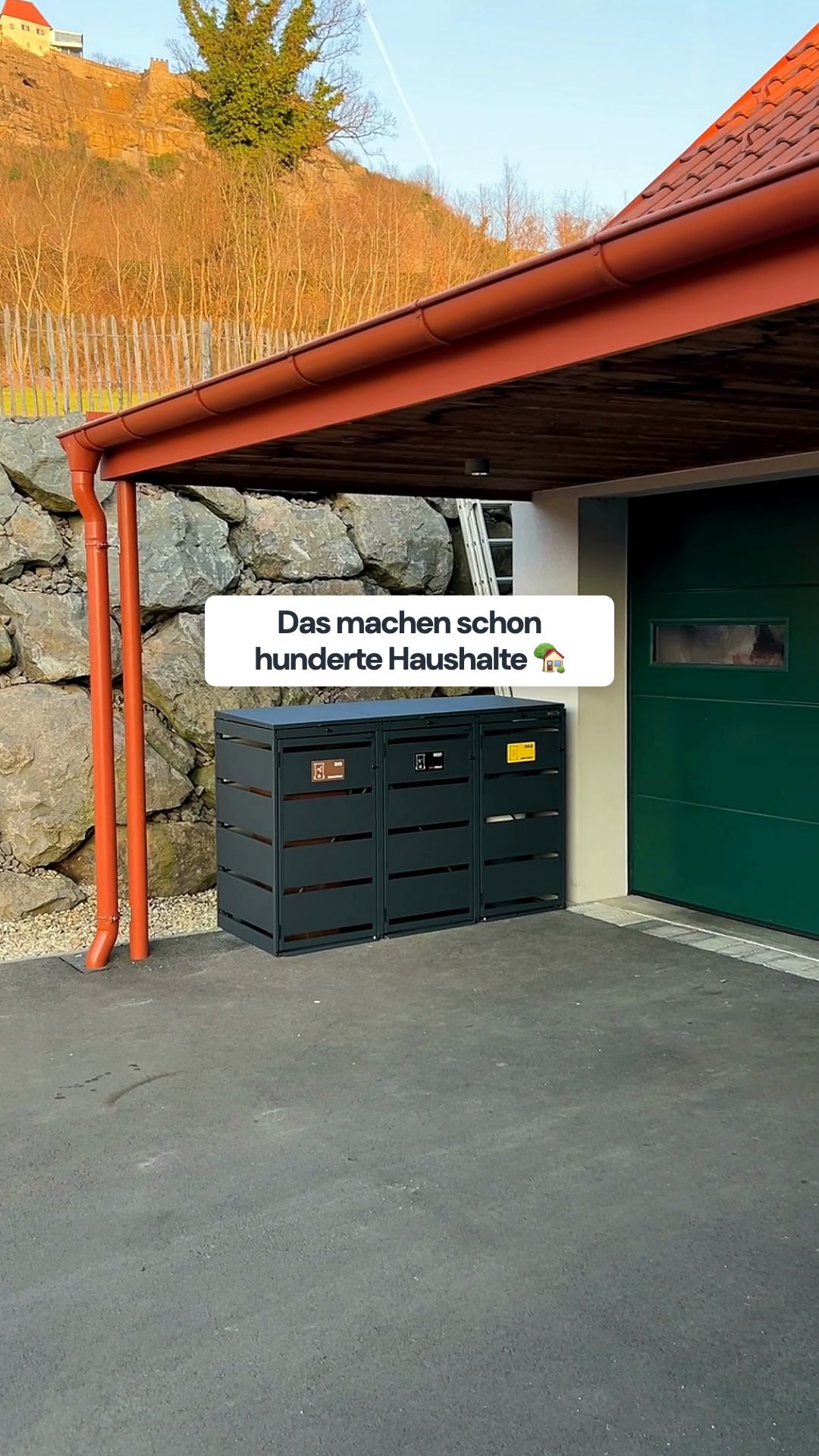 Mülltonnen, die keiner sehen muss