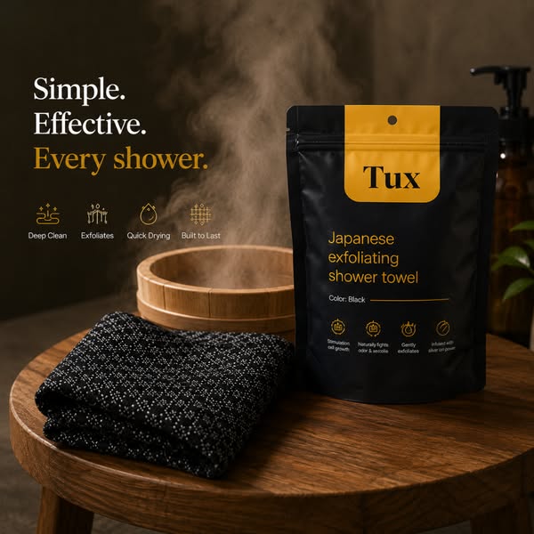 Tux Shower Towel