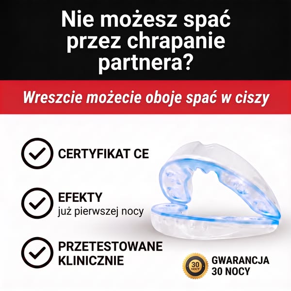Pozbądź się chrapania już od pierwszej nocy – SomnoLab (+ HIGIENICZNE