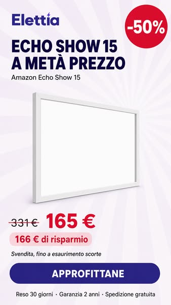 Metà prezzo, schermo intero