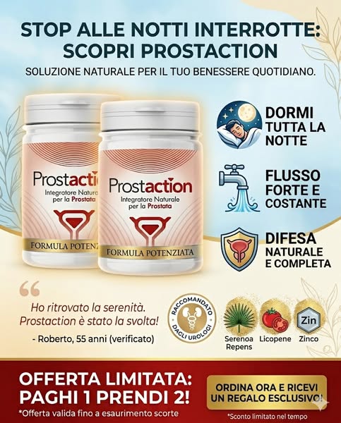 Più benessere per la tua prostata