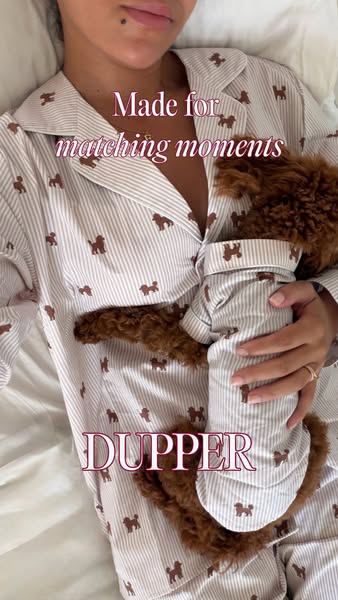Matching pajamas for you & your pup