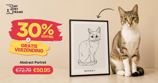 Abstract Huisdierportret – Nu 30% Korting