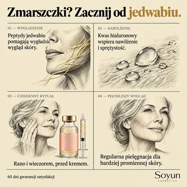 Odkryj peptydy jedwabiu