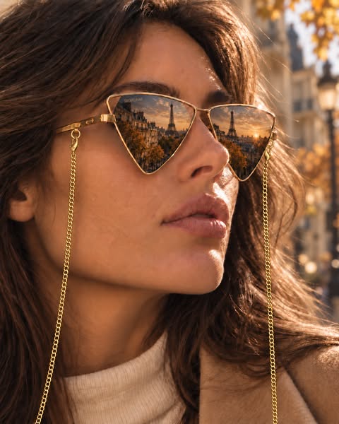 L’occhiale-gioiello che firma il look