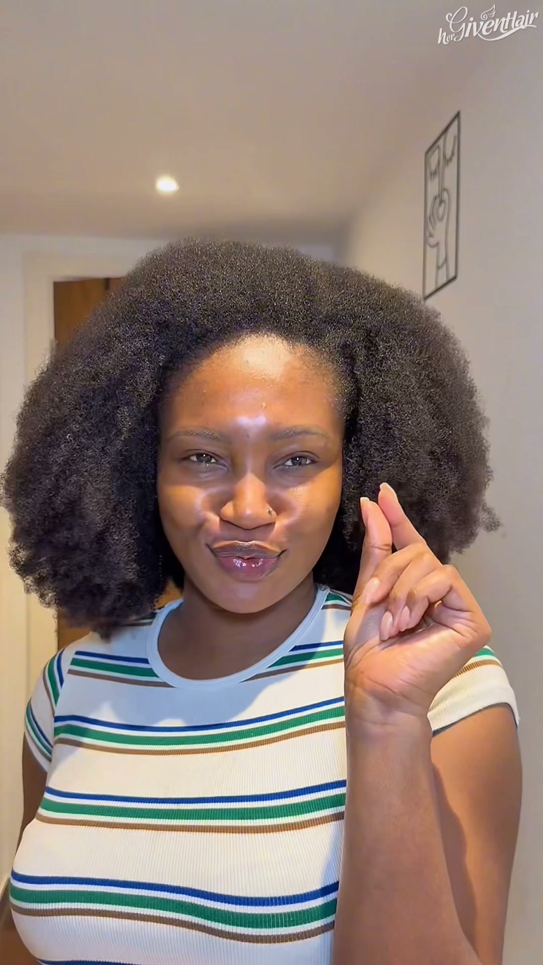 Kinky 3 In 1 Half Wig