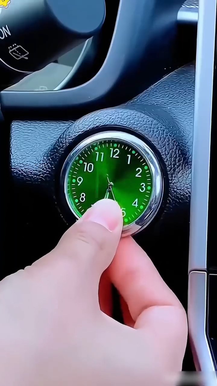 Vintage gift-Luminous decoration mini clock for car/motorcycle/Sewing machine