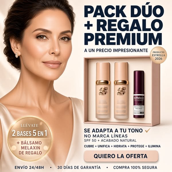 SÚPER OFERTA · DOS BASES + REGALO SUPER BALSAMO Dr. Melaxin Multi Balm