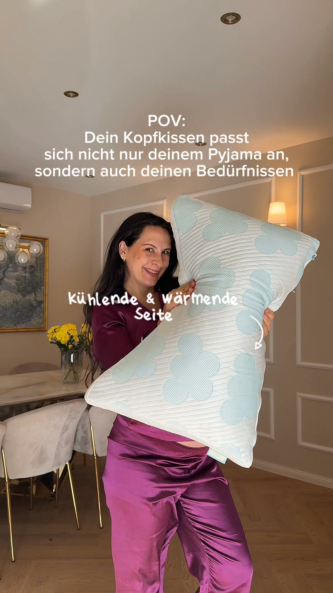 Anpassbar und beidseitig kühl
