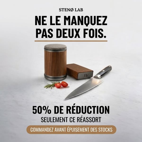 Des lames ultra-tranchantes. Vite.
