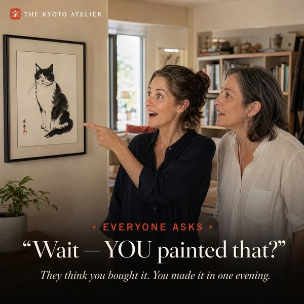 Paint your first ink cat this weekend