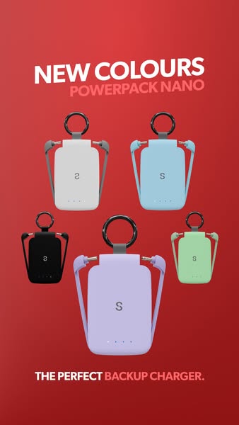 This tiny charger lives on your key ring