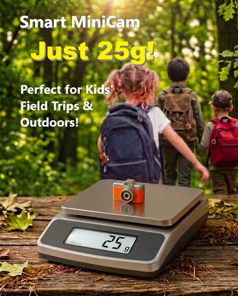 Weighs just 25g! The ultimate kid-friendly camera