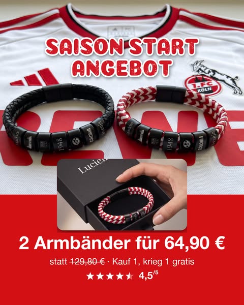 Kauf 1, krieg 1 gratis