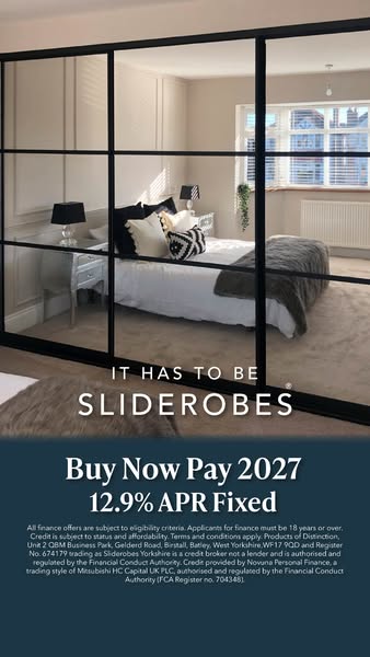 Design your dream wardrobe with 0% finance