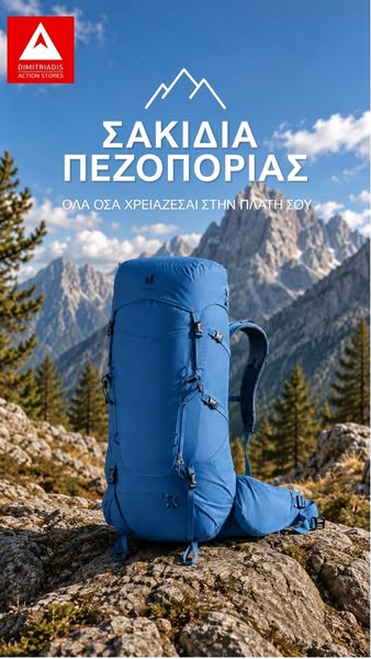 Ανατομικά Σακίδια Πλάτης Outdoor