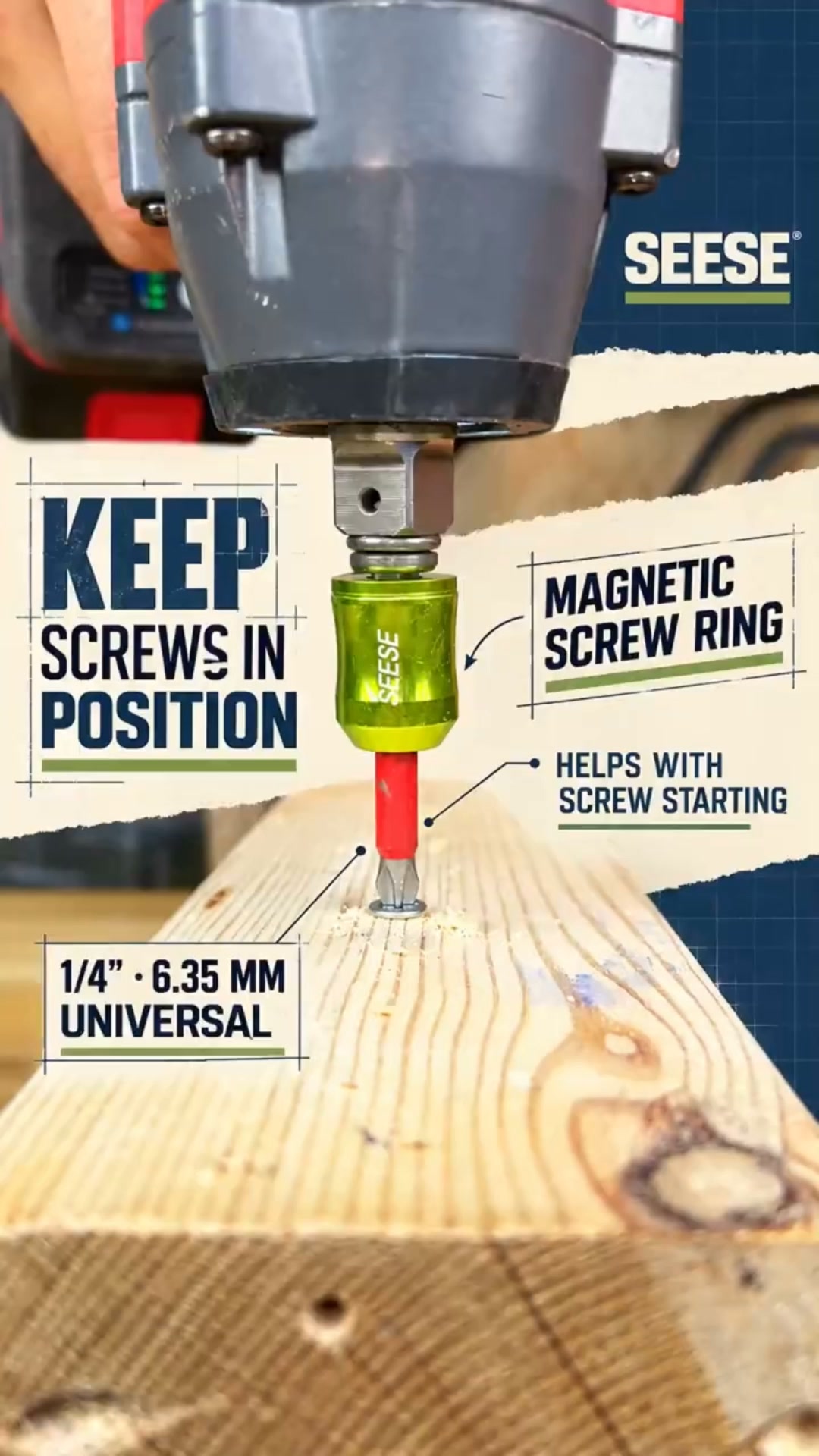 “ STOP DROPPING SCREWS! ”