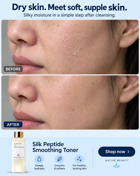 Dry skin. Meet soft, supple skin.