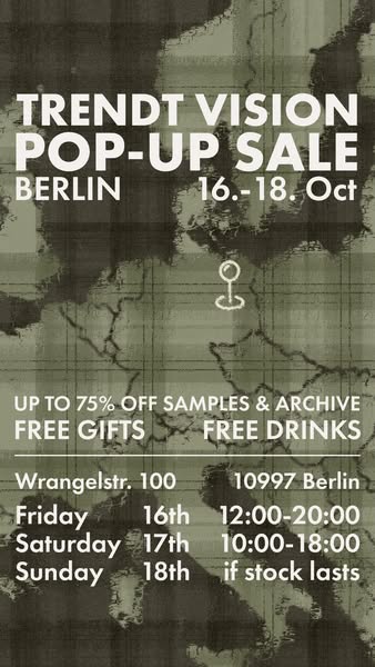 Trendt Vision Berlin Pop-Up Sale