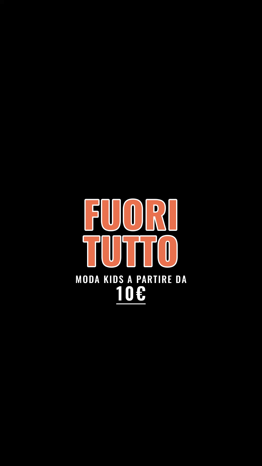 Moda kids firmata a partire da 10€