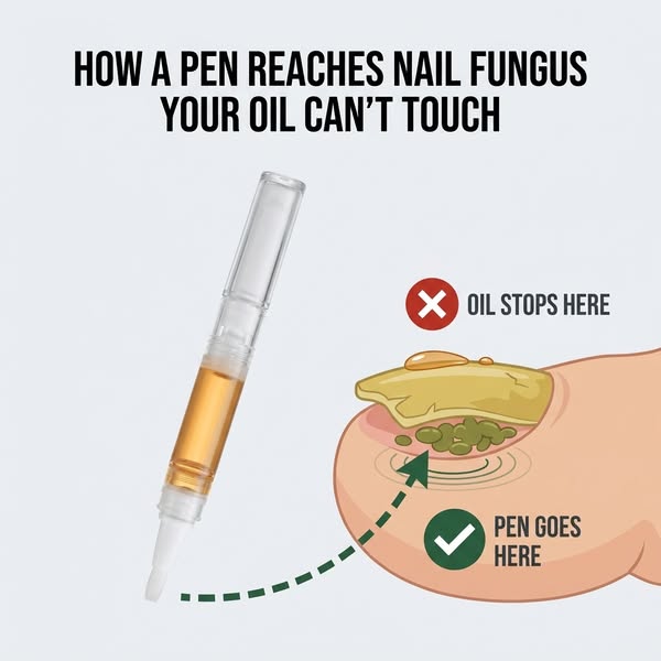 Your Cream Never Reached The Fungus. This Pen Does.