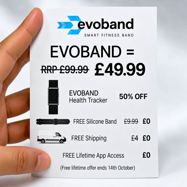 Evoband Health and Fitness Tracker